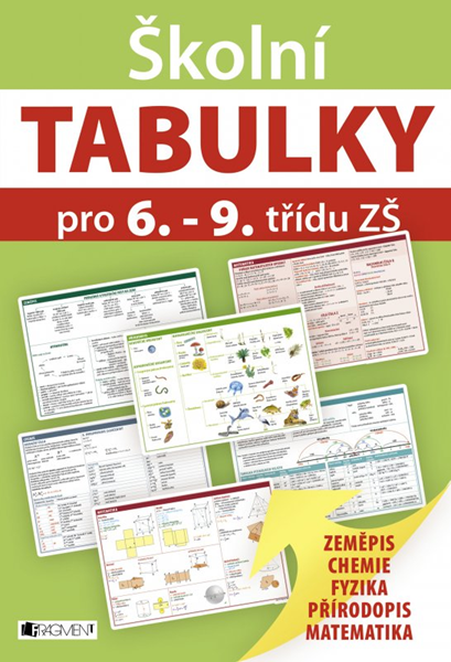 Školní TABULKY pro 6.-9. třídu ZŠ (přírodovědné předměty) - Kolektiv autorů - 20x29 cm