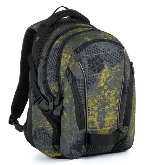 Studentský batoh Bagmaster - BAG 21 C GRAY/YELLOW