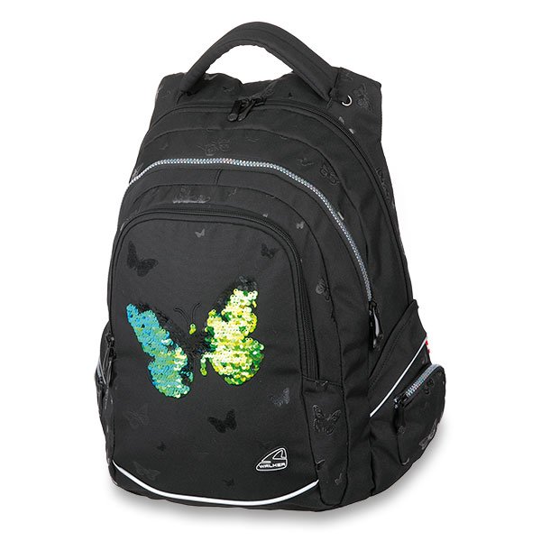 Studentský batoh WALKER Fame - Sparkling Butterfly