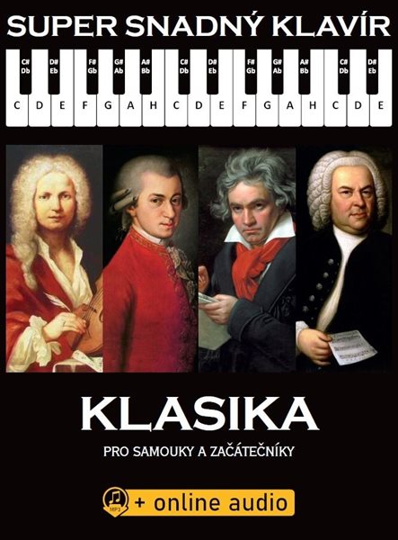 Super Snadný Klavír - Klasika pro samouky a začátečníky (+online audio) - neuveden