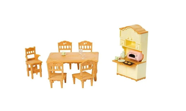 Sylvanian family set - jídelna