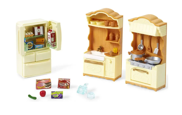 Sylvanian family set - kuchyňská linka s ledničkou