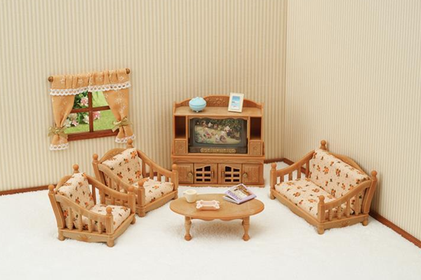 Sylvanian family set - obývací pokoj