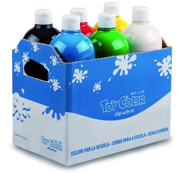Temperová barva Toy Color - box 6 x 1000 ml
