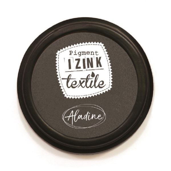 Textilní razítkovací polštářek Aladine IZINK - šedivý