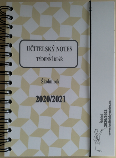 Učitelský notes a týdenní diář - hnědý