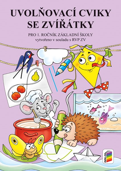 Uvolňovací cviky se zvířátky - pracovní sešit - A4