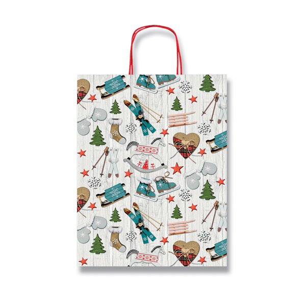 Vánoční dárková taška Fantasia Winter 26 × 34