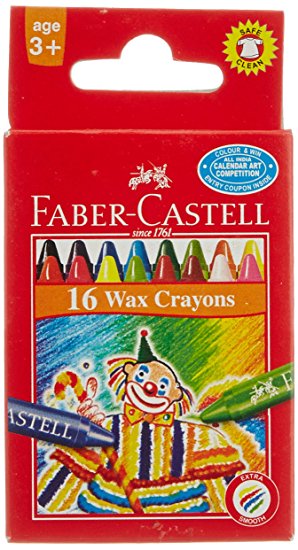 Voskovky Faber-Castell kulaté pap.krabička 16ks