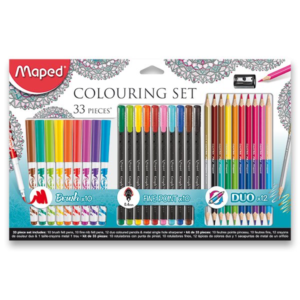 Výtvarná sada MAPED COLORING SET - 33 kusů