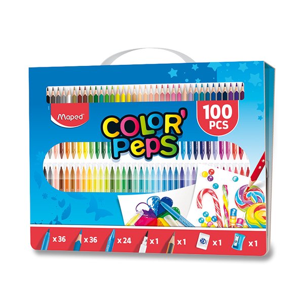 Výtvarná souprava MAPED COLOR’PEPS BOX - 100 KS