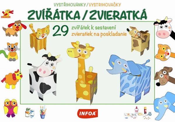 Zvířátka / Zvieratká - vystřihovánky - Mazza Irene