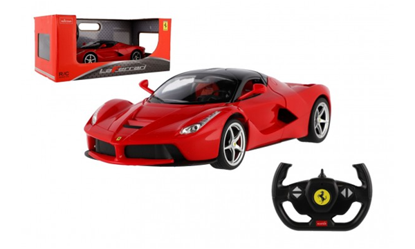 Auto RC Ferrari červené