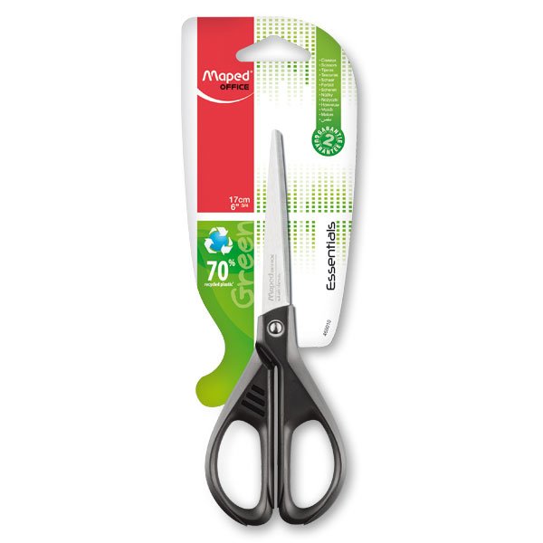 Kancelářské nůžky MAPED Essentials Green 17 cm