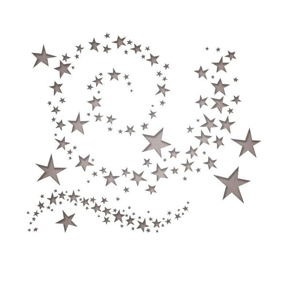 Kovové vyřezávací šablony Thinlits - Víříci hvězdy (9ks)