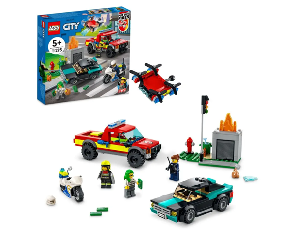 LEGO® City 60319 Hasiči a policejní honička