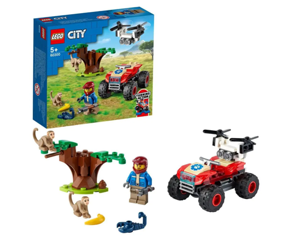 LEGO®City 60300 Záchranářská čtyřkolka do divočiny