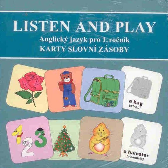Listen and Play - Učebnice anglického jazyka 1.r. ZŠ - Karty slovní zásoby - Angličtina pro nejmen