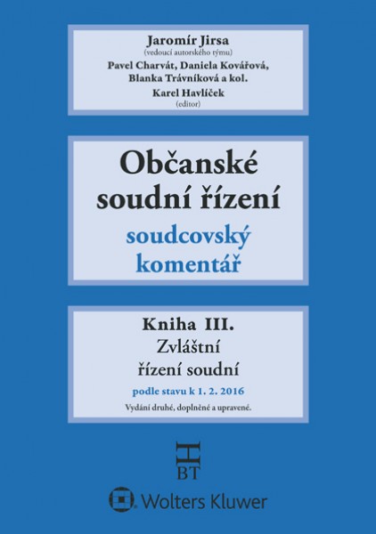 Občanské soudní řízení - Jaromír Jirsa a kolektiv