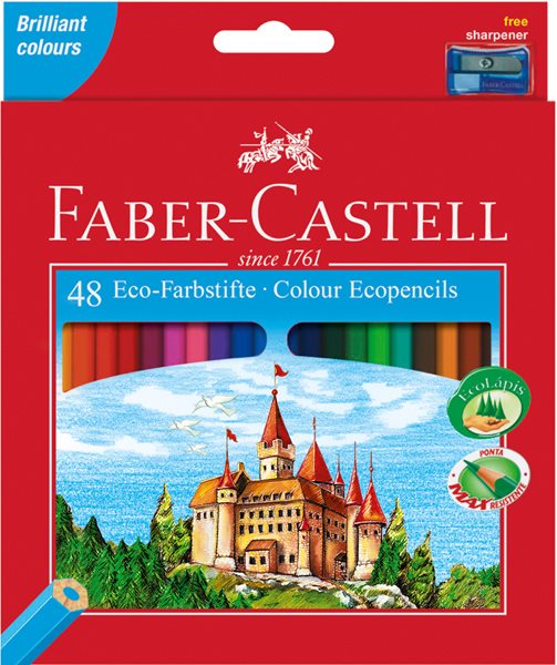 Pastelky Faber-Castell šestihranné