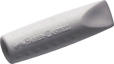 Stěrací pryž a chránič Faber-Castell Grip 2001 2 ks - šedá