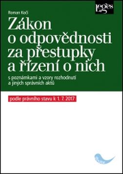 Zákon o odpovědnosti za přestupky a řízení o nich - 15x20 cm