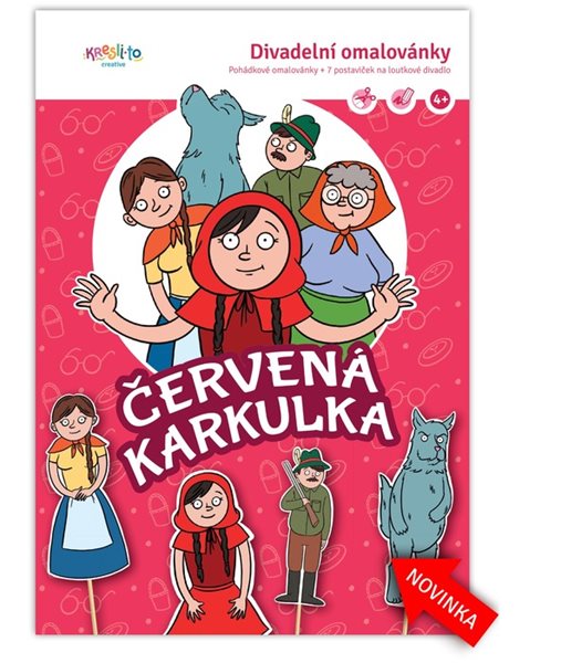 Červená Karkulka - divadelní omalovánky