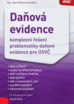 Daňová evidence 2022 - Ing. Jana Pilátová