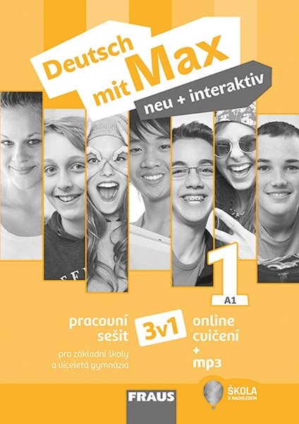 Deutsch mit Max neu + interaktiv 1 - pracovní sešit (3v1) - Tvrzníková J.