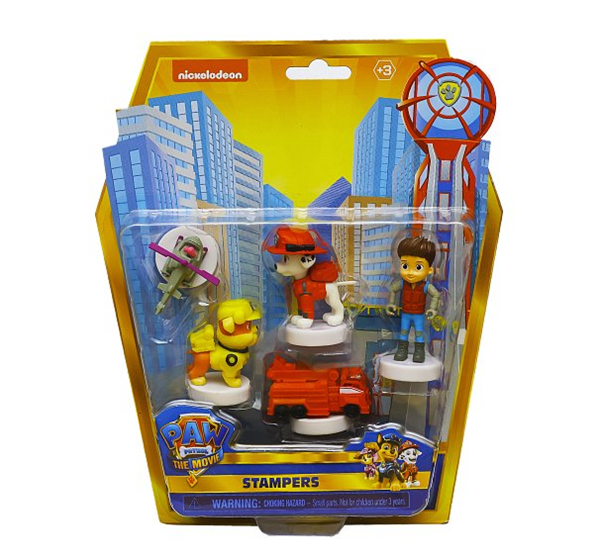 Paw Patrol The Movie: 5 figurek s razítkem - blister