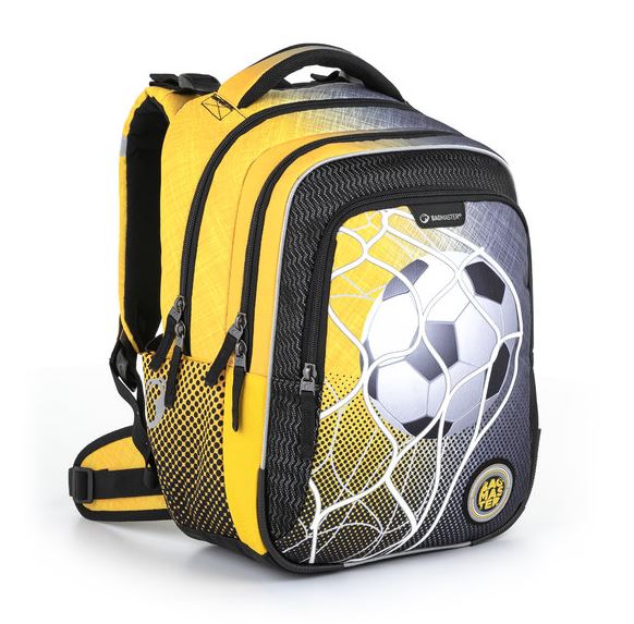 Školní batoh Bagmaster - LUMI 21 D BLACK/YELLOW