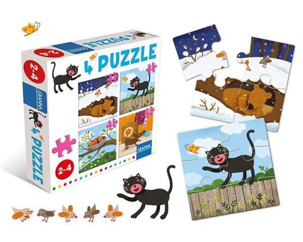 Granna 4 puzzle - kočka