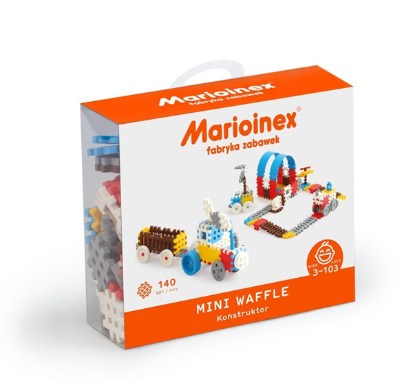 Marioinex MINI WAFLE – 140 ks Konstruktér (chlapci)