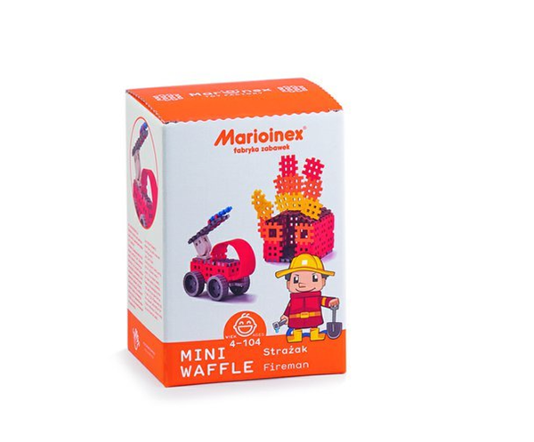 Marioinex MINI WAFLE – Hasič (střední)