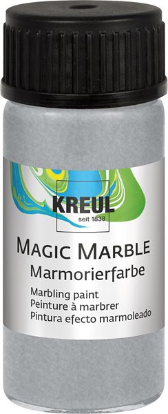 Mramorovací barva Magic Marble 20 ml stříbrná