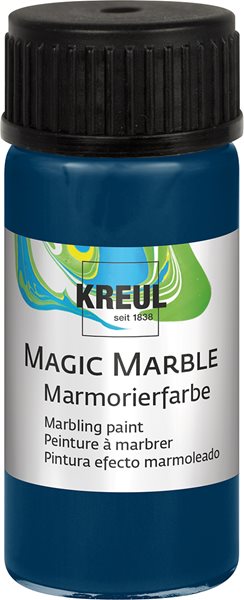 Mramorovací barva Magic Marble 20 ml tmavě modrá