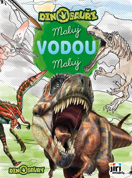 Omalovánka - Maluj vodou Dinosauři
