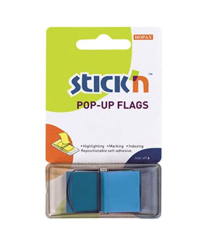 Plastové samolepicí záložky Stick'n POP-UP 45 × 25 mm
