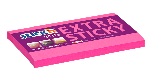 Samolepicí bloček Stick'n Extra Sticky 76 × 127 mm