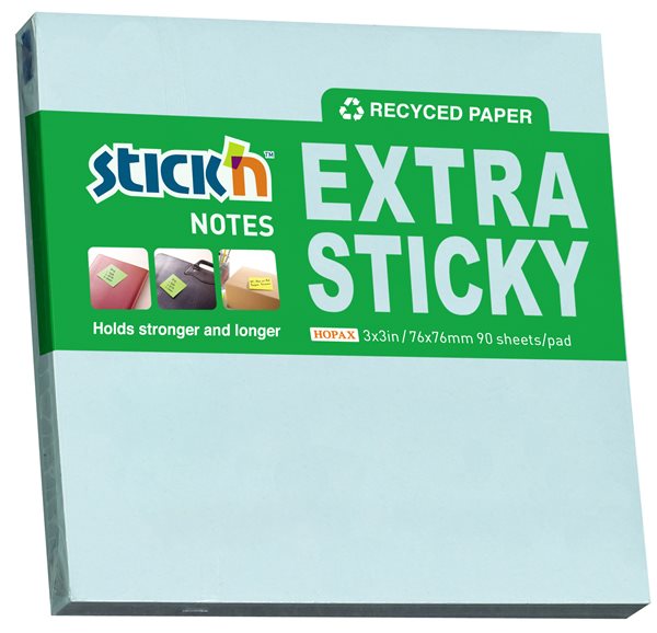 Samolepicí bloček Stick'n Extra Sticky 76 × 76 mm