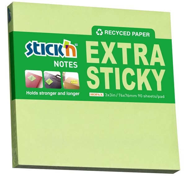 Samolepicí bloček Stick'n Extra Sticky 76 × 76 mm