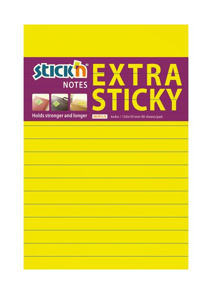 Samolepicí blok Stick'n Extra Sticky 150 × 101 mm