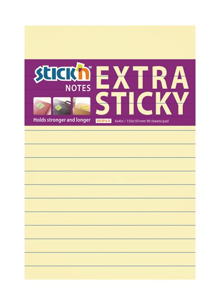 Samolepicí blok Stick'n Extra Sticky 150 × 101 mm