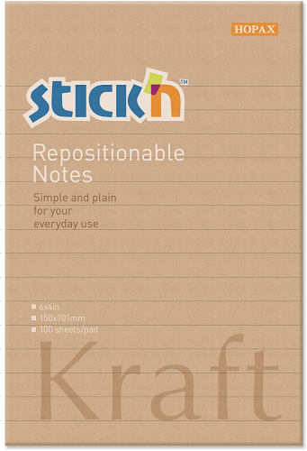 Samolepicí blok Stick'n Kraft 150 × 101 mm