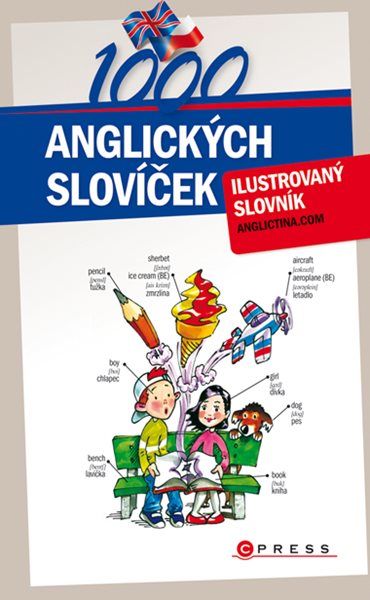 1000 anglických slovíček - ilustrovaný slovník - kolektiv - 115x187mm