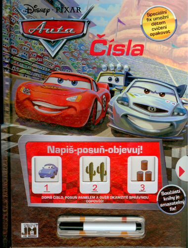 Auta - čísla - napiš