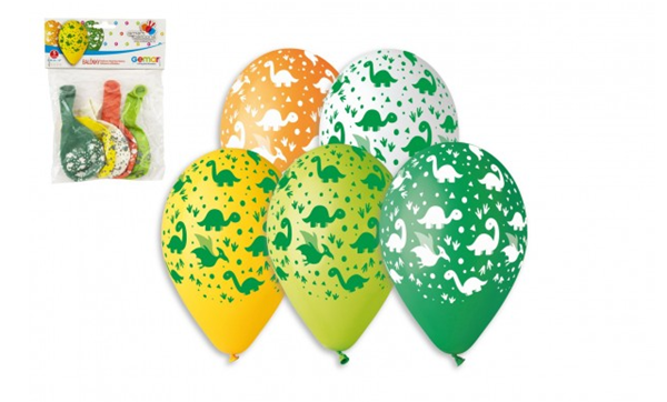 Balonky nafukovací - dinosaurus průměr 30 cm