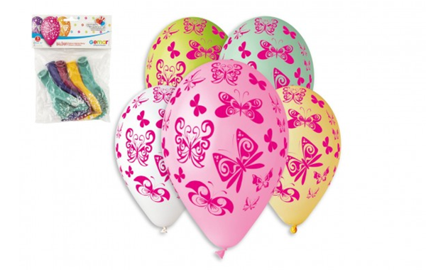Balonky nafukovací - motýl průměr 30 cm