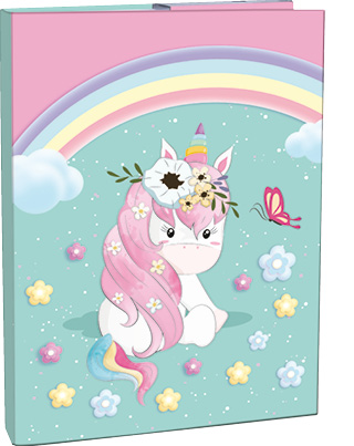 Box na sešity A5 Stil - Rainbow Unicorn