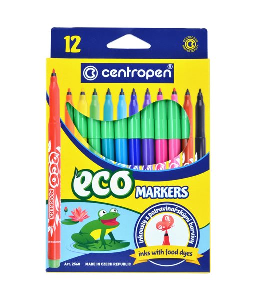 Centropen ECO popisovače 2560/12 - 12 barev